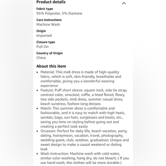 NWT BEIGE BOHO OFF/ON SHOULDER MIDI DRESS-S - Picture 13 of 15